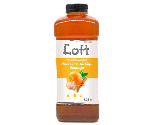 Основа для напитков Loft Апельсин-Имбирь-Корица 1,25 л