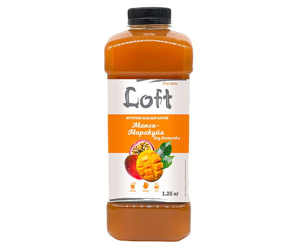 Основа для напитков Loft Манго-Маракуйя без косточки 1,25 л