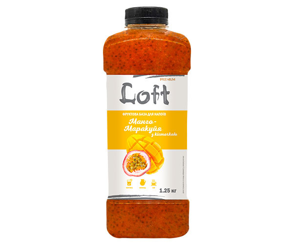 Основа для напитков Loft Манго-Маракуйя с косточкой 1,25 л