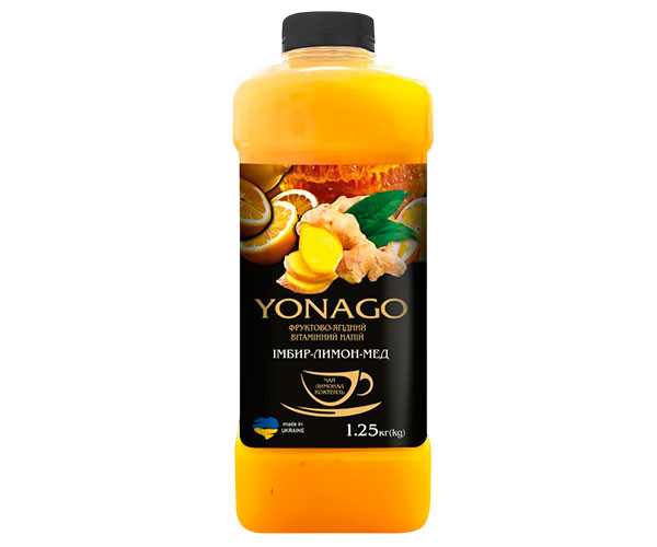 Основа для напитков YONAGO Имбирь-Лимон-Мед 1,25 л