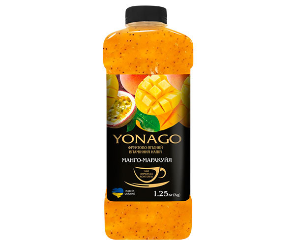 Основа для напитков YONAGO Манго-Маракуйя с косточкой 1,25 л