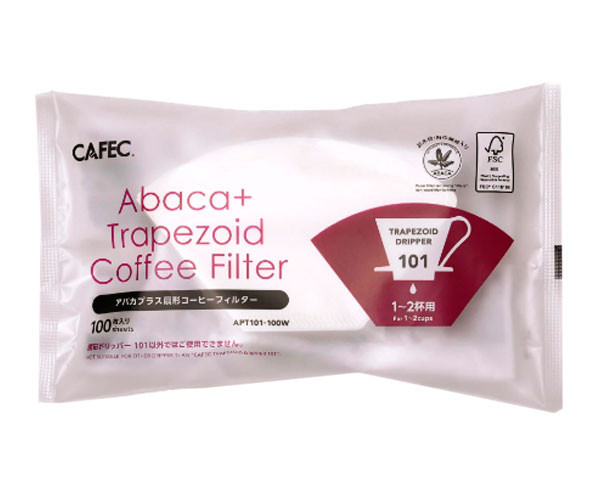 Бумажные фильтры CAFEC Abaca+ на 1-2 чашки 100 шт