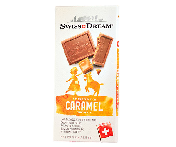 Молочный шоколад SwissDream Caramel Bar 100 г