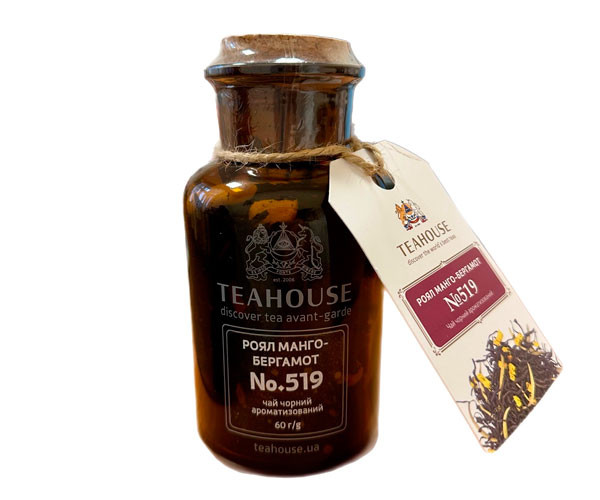 Черный чай Teahouse №519 Роял Манго-Бергамот с/б 60 г