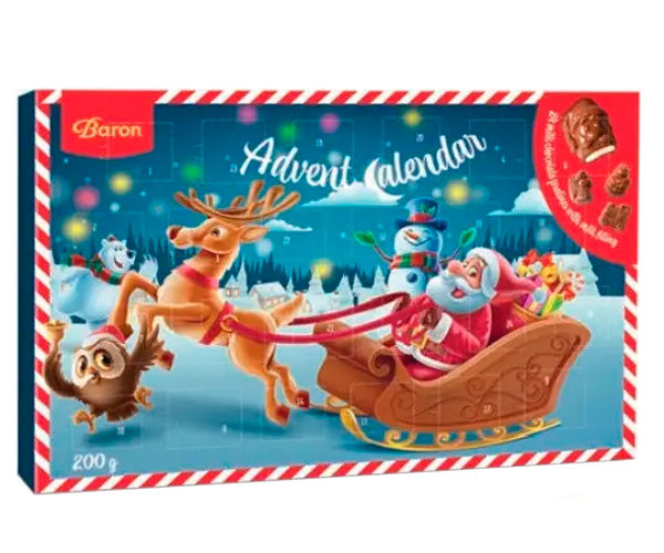 Адвент-календарь Baron Milano 200 г цена