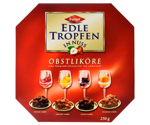 Конфеты Trumpf Edle Tropfen Obstlikore 250 г