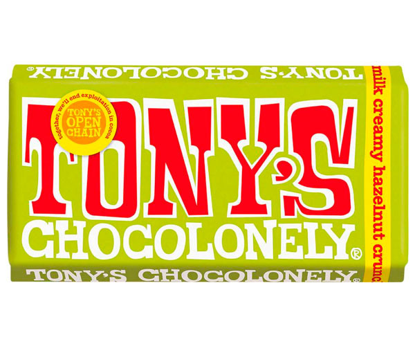 Молочный шоколад Tony’s Chocolonely Лесной орех 180 г