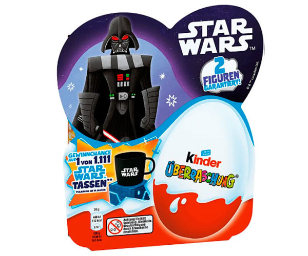 Подарочный набор Kinder Surprise Star Wars 4х20 г фото