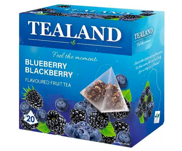 Фруктовый чай Tealand Balckberry-Blueberry в пирамидках 20 шт