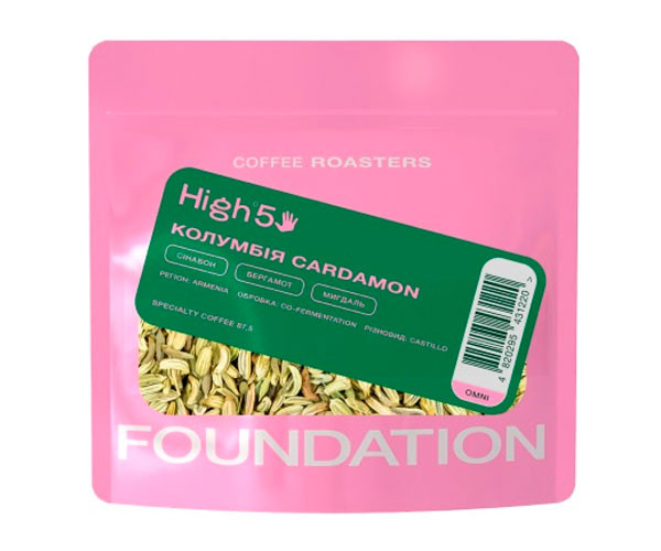 Кофе High5 Colombia Cardamon omni в зернах 100 г