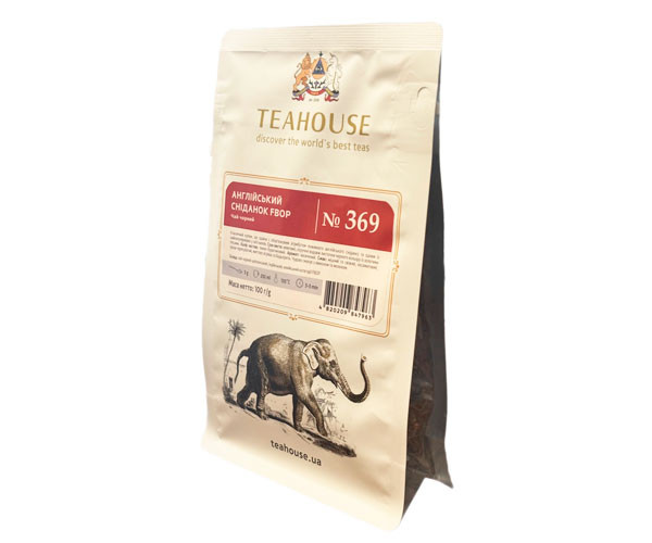 Черный чай Teahouse №369 Английский завтрак FBOP 100 г