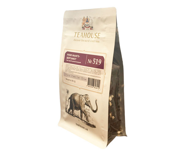 Купаж черного и белого чая Teahouse №519 Роял Манго-Бергамот 100 г