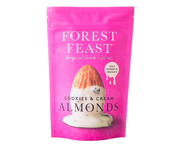 Миндаль Forest Feast в белом шоколаде с кусочками печенья 120 г