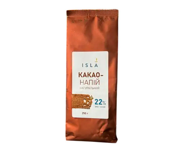 Какао ISLA Натуральный 22% 250 г