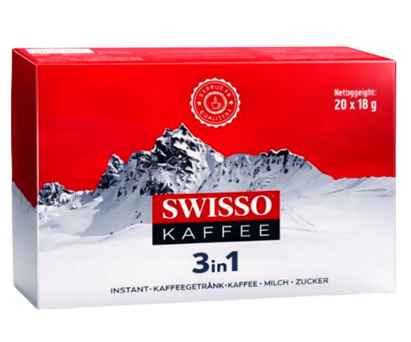 Кофе Swisso Kaffee 3 в 1 растворимый 360 г
