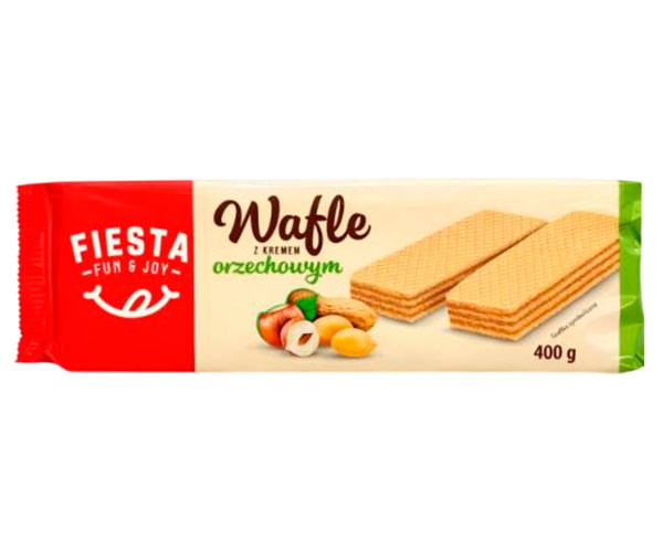 Вафли Fiesta с ореховым кремом 400 г