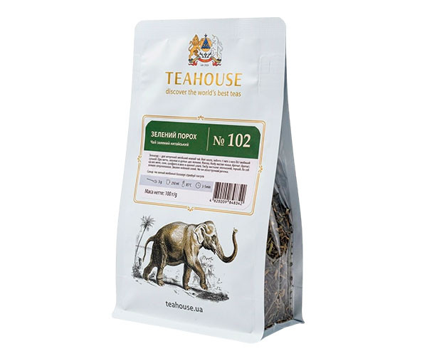 Зеленый чай Teahouse №102 Зеленый порох 100 г
