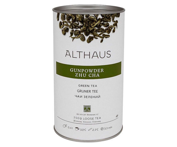 Зеленый чай Althaus Gunpowder Zhu Cha ж/б 250 г