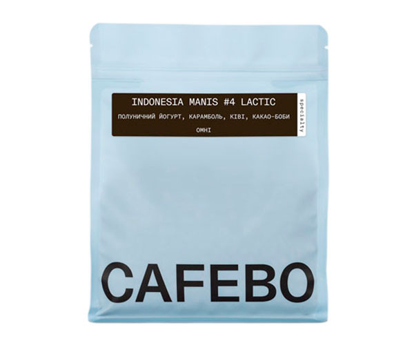 Кофе CafeBoutique Indonesia Manis #4 Lactic omni в зернах 500 г