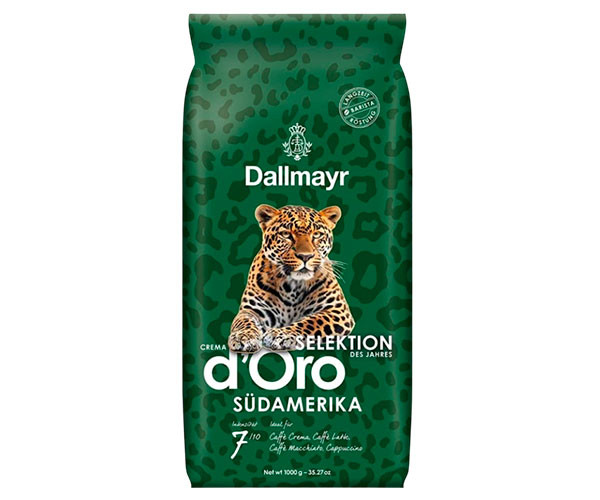 Кофе Dallmayr Crema d'Oro Selektion des Jahres Südamerika в зернах 1 кг