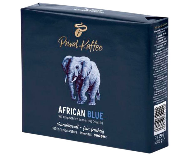 Кофе Tchibo African Blue молотый 2х250 г
