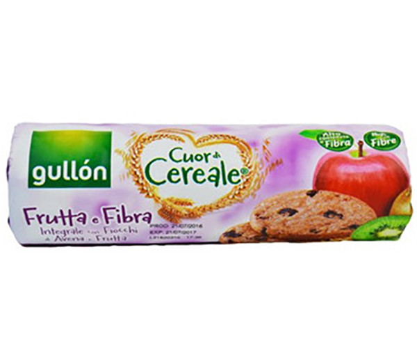 Печиво GULLON tube CDC фруктове зі злаками 300 г - фото-1