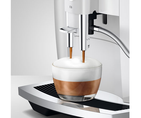 Кофемашина Jura E6 Piano White EC - фото-6