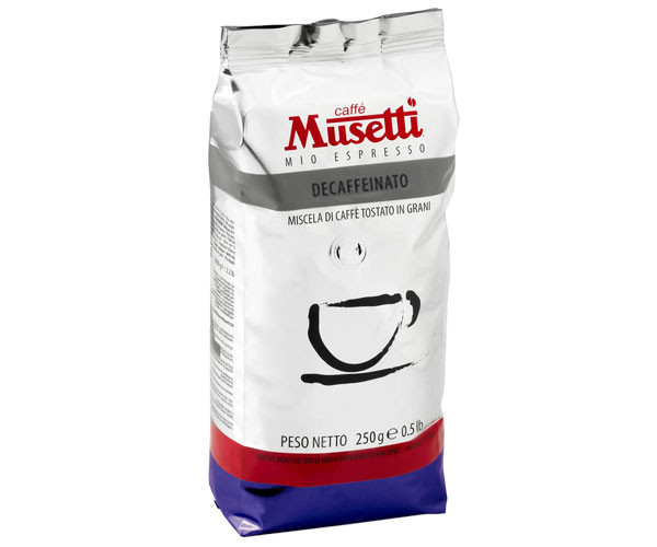 Кава без кофеїну Musetti Caffe у зернах 1 кг - фото-1