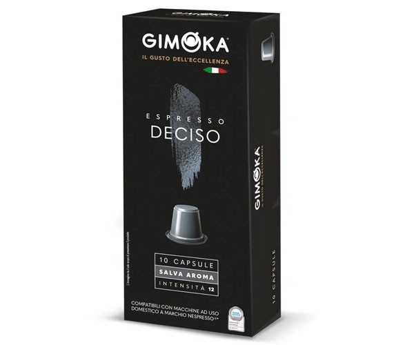 Кава в капсулах Gimoka Nespresso Deciso 12 - 10 шт - фото-1