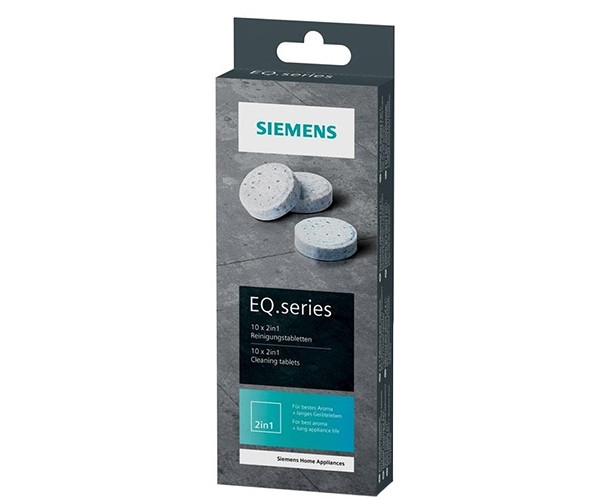 Таблетки для очищення кавомашини від масел та жирів Siemens TZ80001N 10 шт - фото-1