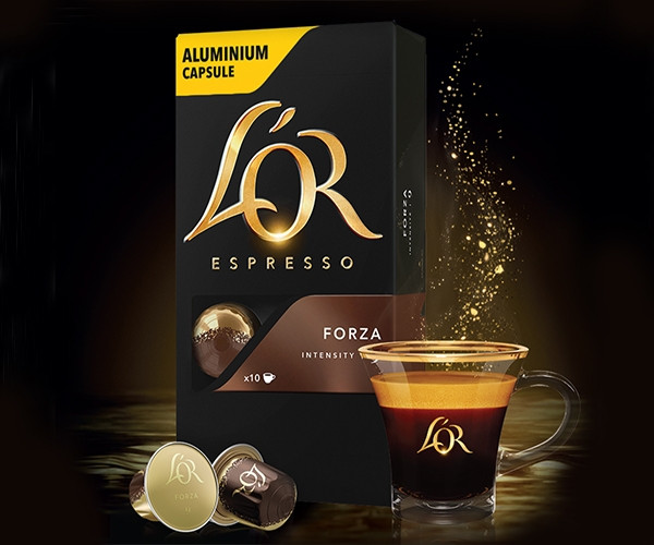 Кава в капсулах L'OR Espresso Forza Nespresso - 10 шт - фото-5