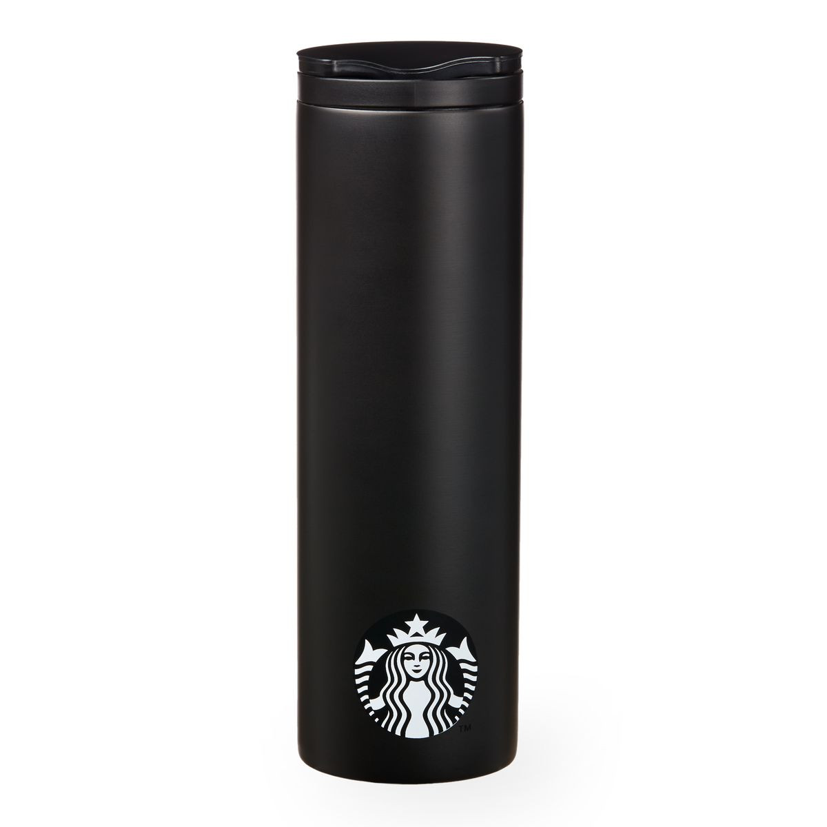 Термокухоль Starbucks Slender Stainless Steel Tumbler - Black 473 мл - фото-1