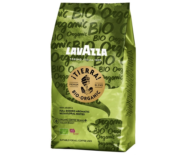 Кава Lavazza Tierra Bio Organic у зернах 1 кг - фото-1