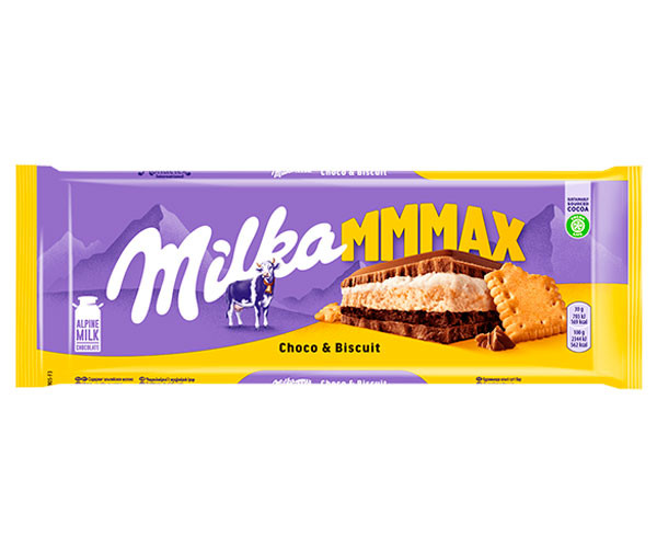 Молочный шоколад Milka Choco & Biscuit 300 г