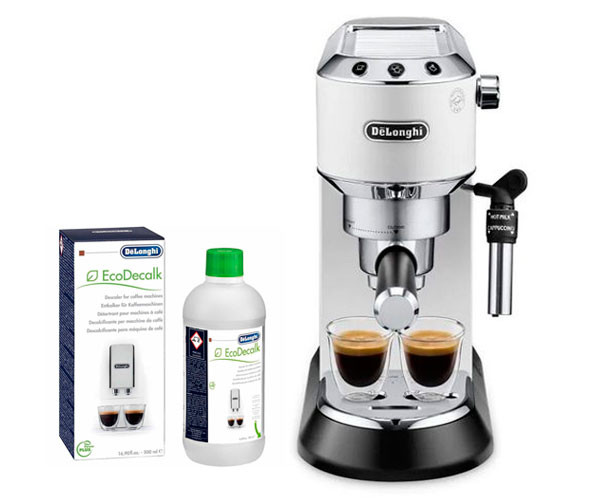 Рідина для очищення накипу кавомашини Delonghi EcoDecalk DLSC500/SER 3018 - 500 мл - фото-3