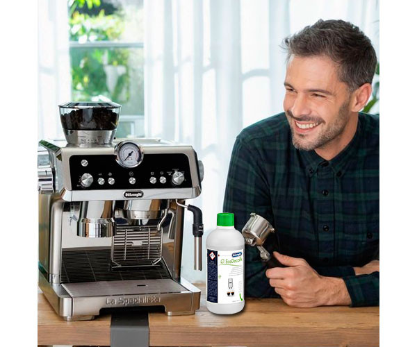 Рідина для очищення накипу кавомашини Delonghi EcoDecalk DLSC500/SER 3018 - 500 мл - фото-6