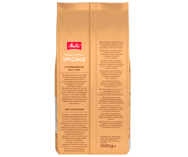 Кофе MELITTA BellaCrema Speciale в зернах 1 кг купить