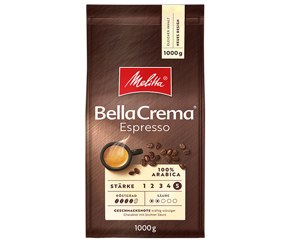 Кава MELITTA BellaCrema Espresso у зернах 1 кг - фото-2