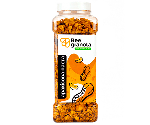 Гранола Bee Granola Арахісова паста 500 г - фото-1