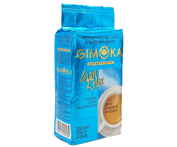 Кава без кофеїну Gimoka Gran Relax мелена 250 г - фото-5