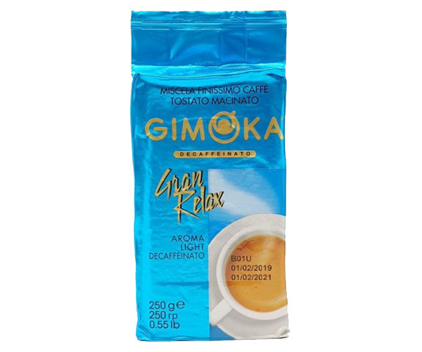 Кава без кофеїну Gimoka Gran Relax мелена 250 г - фото-6