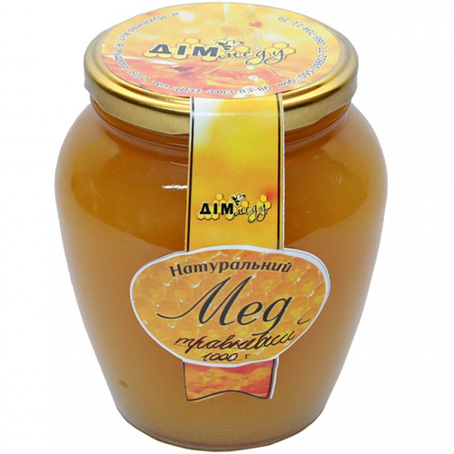 Мед Дім меду Травневий у склі 1000 г - фото-1