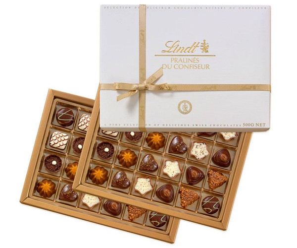 Цукерки Lindt Pralines Du Confiseur 500 г - фото-1