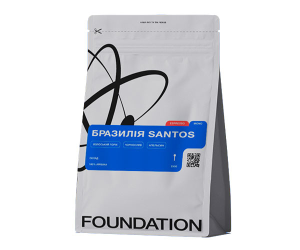 Кофе Foundation Brasilia Santos в зернах 250 г