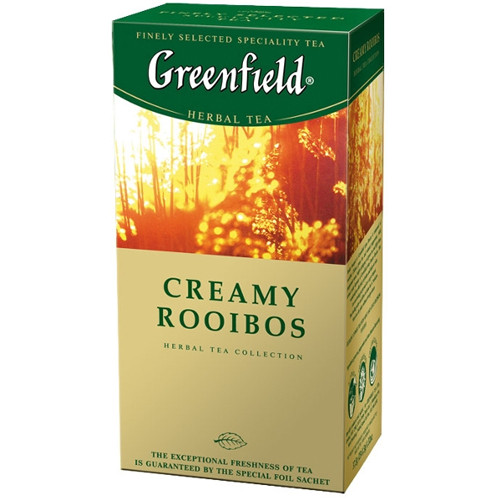 Трав'яний чай Greenfield Creamy Rooibos - Ройбуш у пакетиках 25 шт - фото-1
