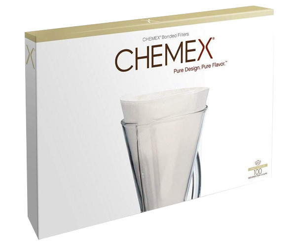 Фільтри Chemex для 3 чашок білі 100 шт (FP-2) - фото-1