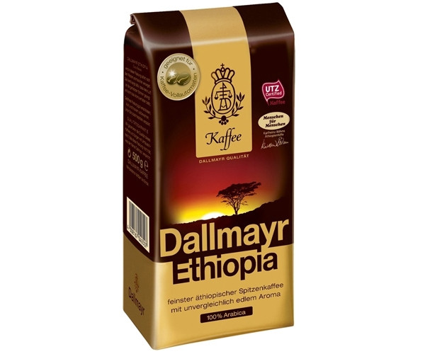 Кава Dallmayr Ethiopia у зернах 500 г - фото-1