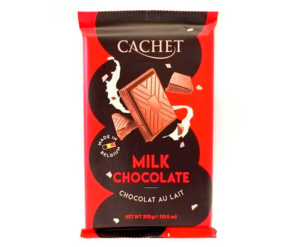 Молочный шоколад Cachet 32% какао 300 г