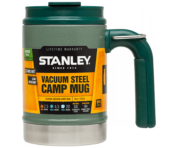 Термокухоль Stanley Classic Camp 470 мл зелена (10-01693-003) - фото-2