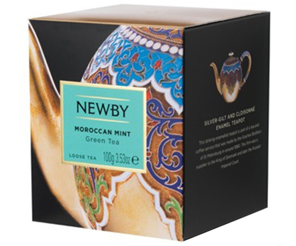Зеленый чай Newby Марокканская мята 100 г картон (221720)